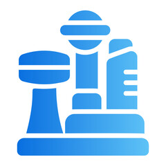 city gradient icon