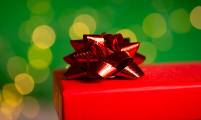 gift box with ribbon