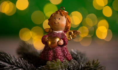 angel on the tree