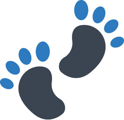 Baby first steps icon