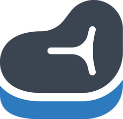 Fototapeta premium Beef steak icon