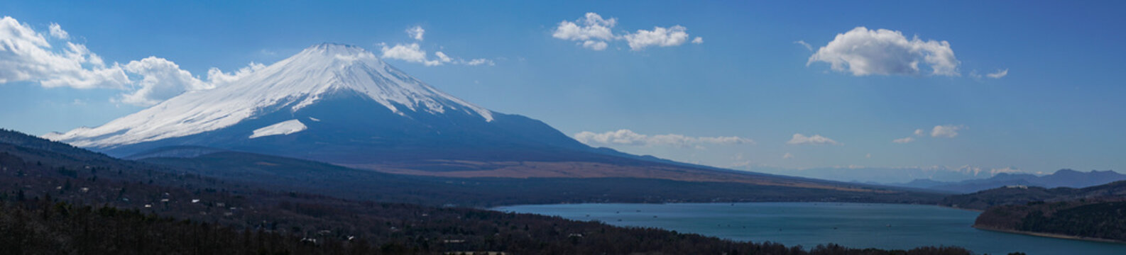 富士山のパノラマ写真