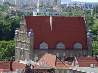 Toruń, zabytki, starówka miasta na liście UNESCO, architektura, europa, krajobraz 