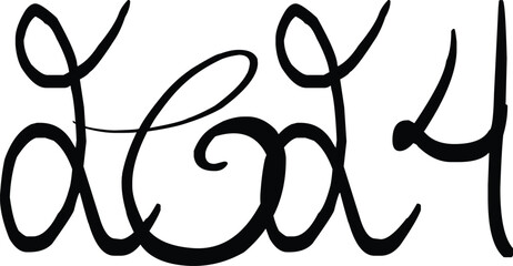 2024 text sign illustration