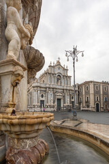 The Piazza del Duomo in Catania