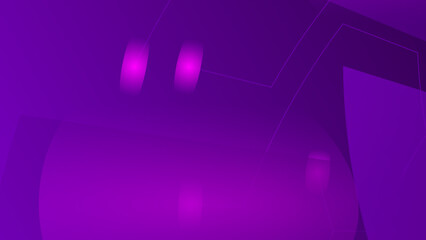 Purple striped background, purple gradient stripes. Glowing simple object, Abstract background.