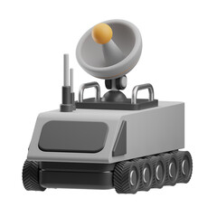 Fototapeta premium technology Space Capsule illustration 3d