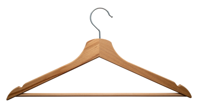 Classic wooden hanger