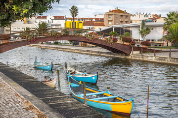 The resort town of Praia de Mira in Portugal
