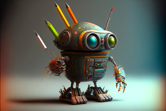 Robot Art" Images – Browse 833 Stock Photos, Vectors, and Video | Adobe  Stock