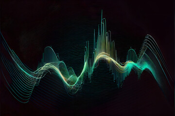 Naklejka premium Abstract diagramms representing growth