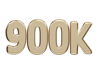 Follower celebration text effect 3d rendering vector icon illustration