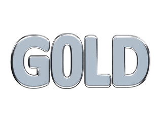 Gold text effect 3d rendering vector illustration