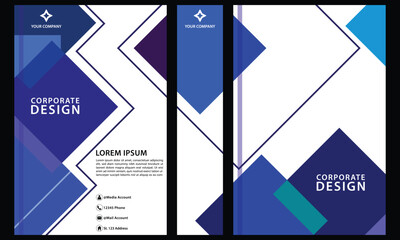 Brochure template background for business