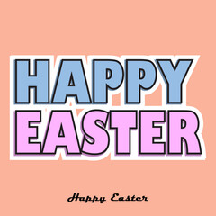 Cute Easter Doodle Element