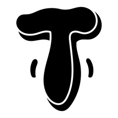 T glyph icon