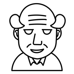 Obraz premium MAN9 line icon