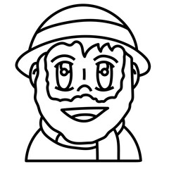 MAN15 line icon
