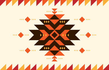 Geometric ethnic pattern concept. Geometry pattern. Design for geometric style, fabric, boho, carpet, ikat, tribal, batik, vector, illustration, pattern style