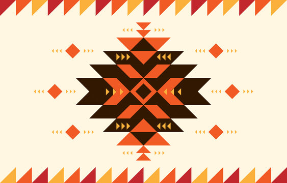 Geometric ethnic pattern concept. Geometry pattern. Design for geometric style, fabric, boho, carpet, ikat, tribal, batik, vector, illustration, pattern style