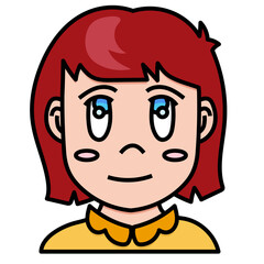 WOMEN6 filled outline icon