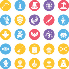 Halloween icons set, Halloween vector icons, Halloween set, Halloween party icons, Halloween event icons, Horror icons set, Halloween celebration pack, Halloween glyph background icons