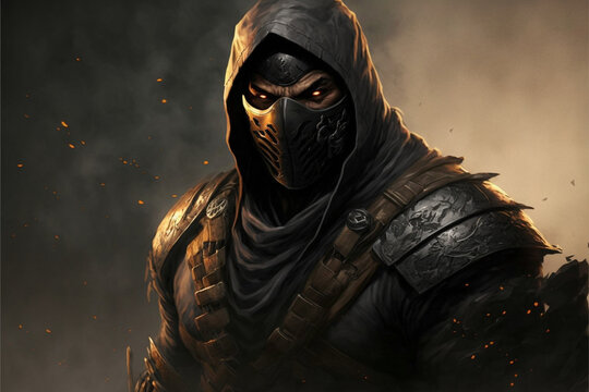 Ninja Gaiden Character Character, Generative AI

