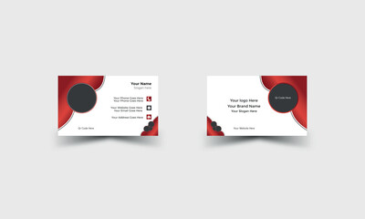 double sided modern professional stylish business card design illustrator vector file