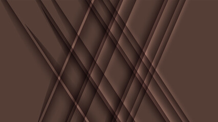 Fototapeta na wymiar Abstract brown background with glowing line and smooth gradient. Fantastic virtual reality wallpaper.