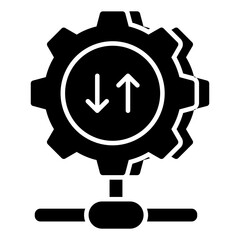 An icon design of setting update 