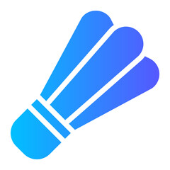 shuttlecock gradient icon