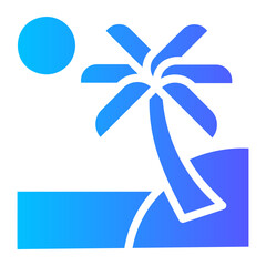 sunset gradient icon