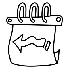 CALENDAR26 line icon