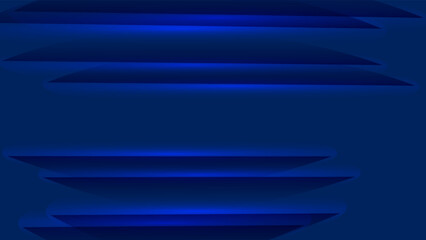 Abstract dark blue light and shade creative background. Smooth metal effect. Vector illustration.