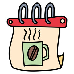 CALENDAR7 filled outline icon