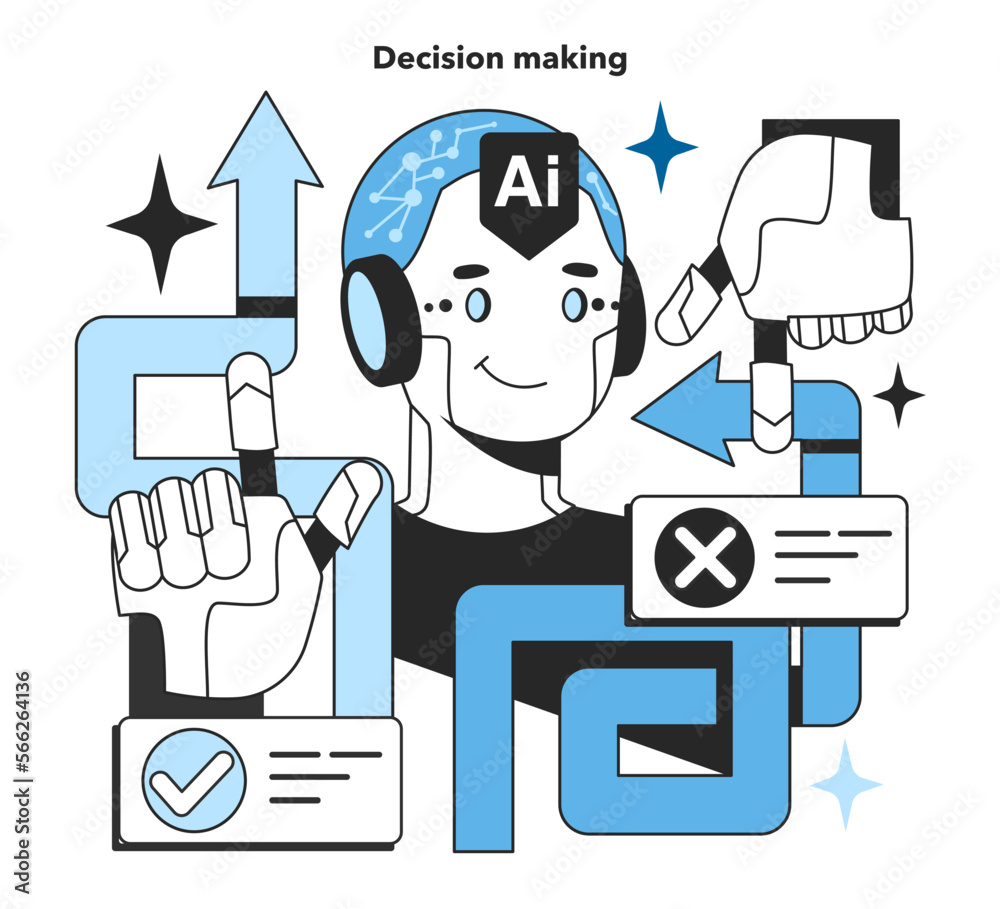 Poster decision making. artificial neural network application. self-learning