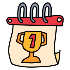 CALENDAR25 filled outline icon