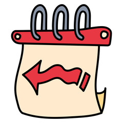 CALENDAR26 filled outline icon