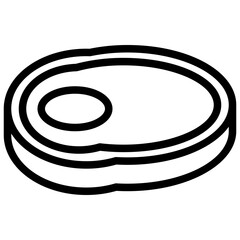 STEAK1 line icon