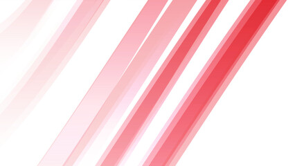 Beautiful pastel red feather isolated on white background. Beautiful red white lines abstract background.