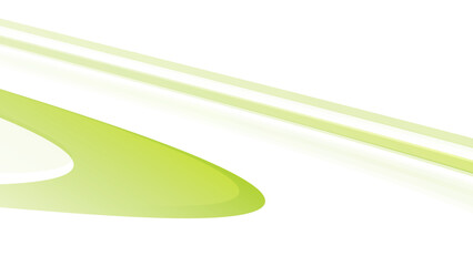 Abstract white green background vector
