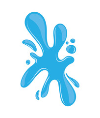 Fototapeta premium splashes h2o icon