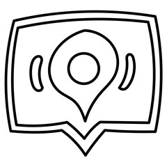 LOCATION6 line icon