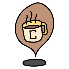 LOCATION5 filled outline icon