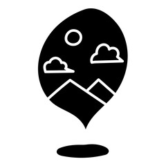 LOCATION2 glyph icon
