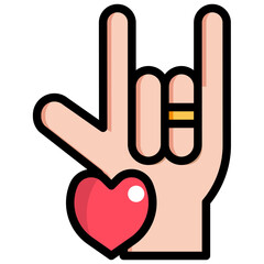 BROTHERHOOD filled outline icon