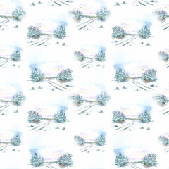 christmas background with snowflakes