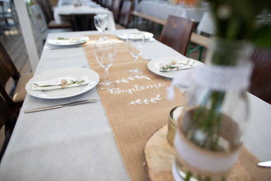 table de bapt&ecirc;me 