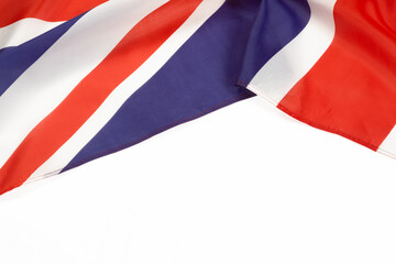 Close up of the United Kingdom flag