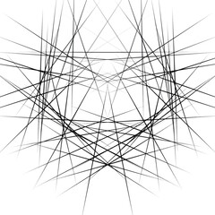 graphic heart made of needle elements